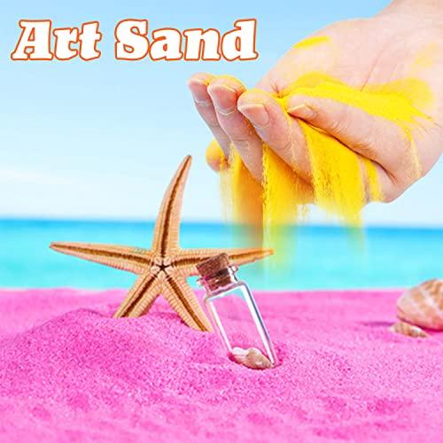 Guuozzli Guuozzli 36 PCS Art Sand,1.25oz DIY Arts and Crafts Kit,Scenic Sand Kit for Kids,DIY Sand Painting,Wedding Decoration Sand Bottles
