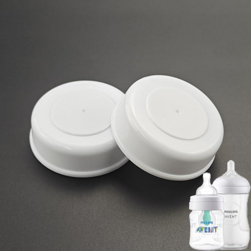 EESC2Y (6-PCs) Travel Bottle Caps Compatible with Avent Bottles, Bottle Lids Replacement Modle B