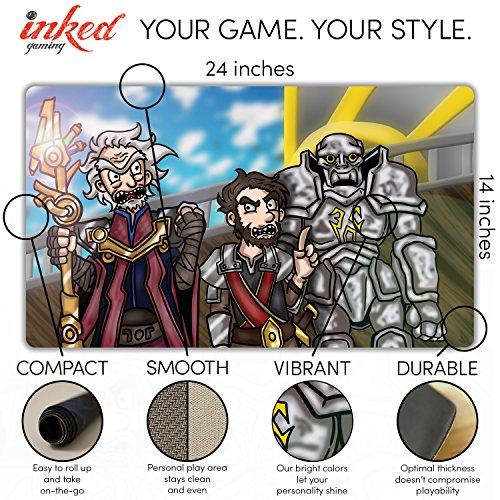 Inked Playmats Inked Playmats Oh Boy Urick Playmat Inked Gaming TCG Game Mat for Cards