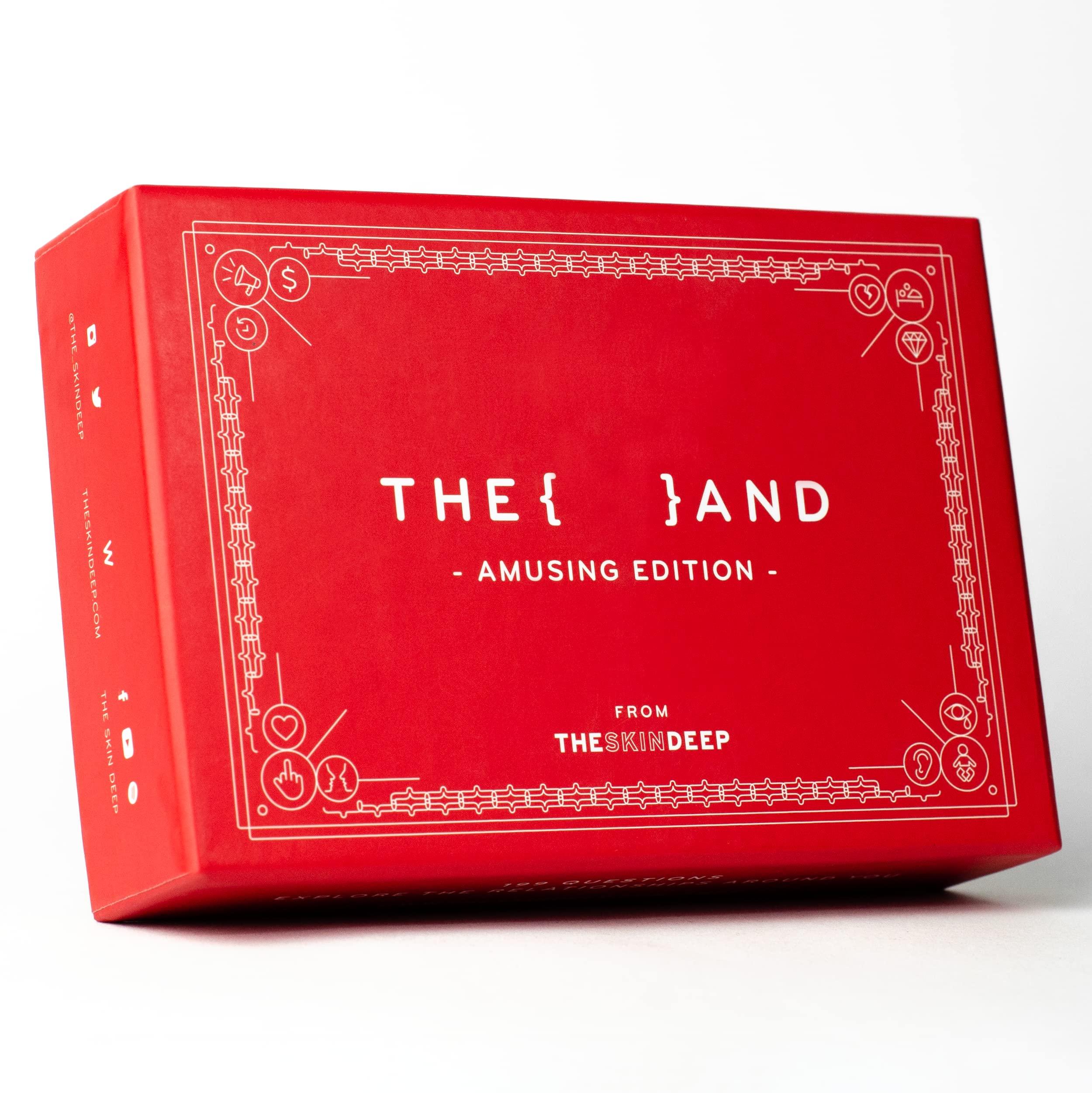 The Skin Deep The Skin Deep (The and) Amusing Edition - 199 Fun Question Cards for Friends, Family, Couples - Random & Funny Ice Breaker Conversation Starter Cards - Get Everyone Talking at Game Night or a Party