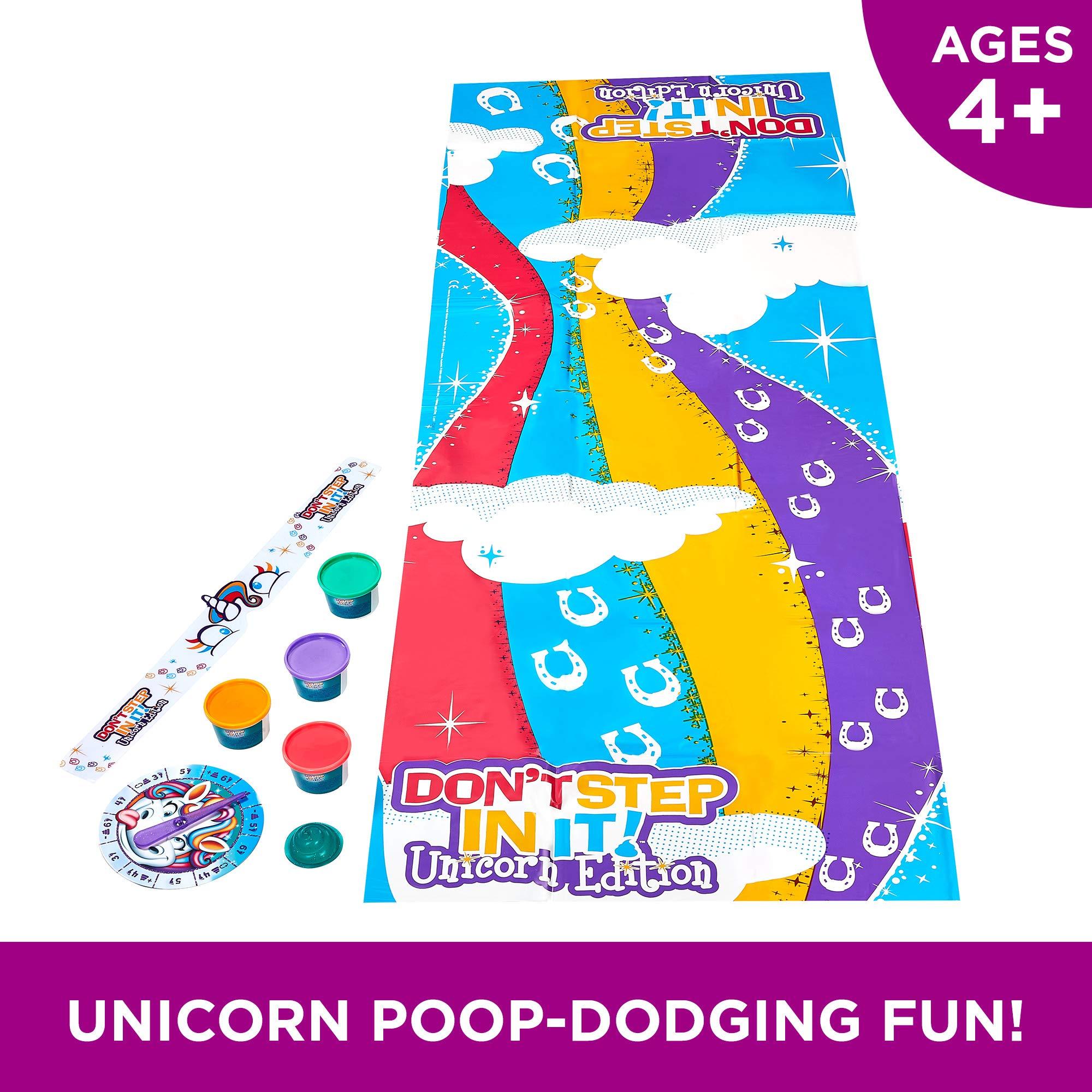 Hasbro Gaming Hasbro Gaming Don’t Step In It Game, Unicorn Edition (Amazon Exclusive), 4 years & up