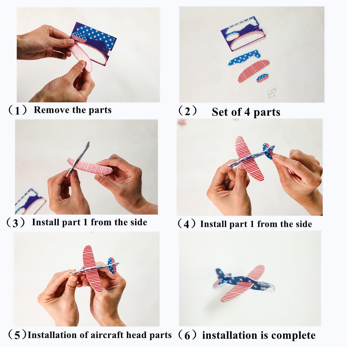 Defemim Defemim 32 Pack Glider Planes for Kids,Foam Glider Plane Toy,Foam Gliders Planes Toys for Kids,16 Designs,for Boys and Girls Birthday Party Favors,Classroom Prizes,party favors kids