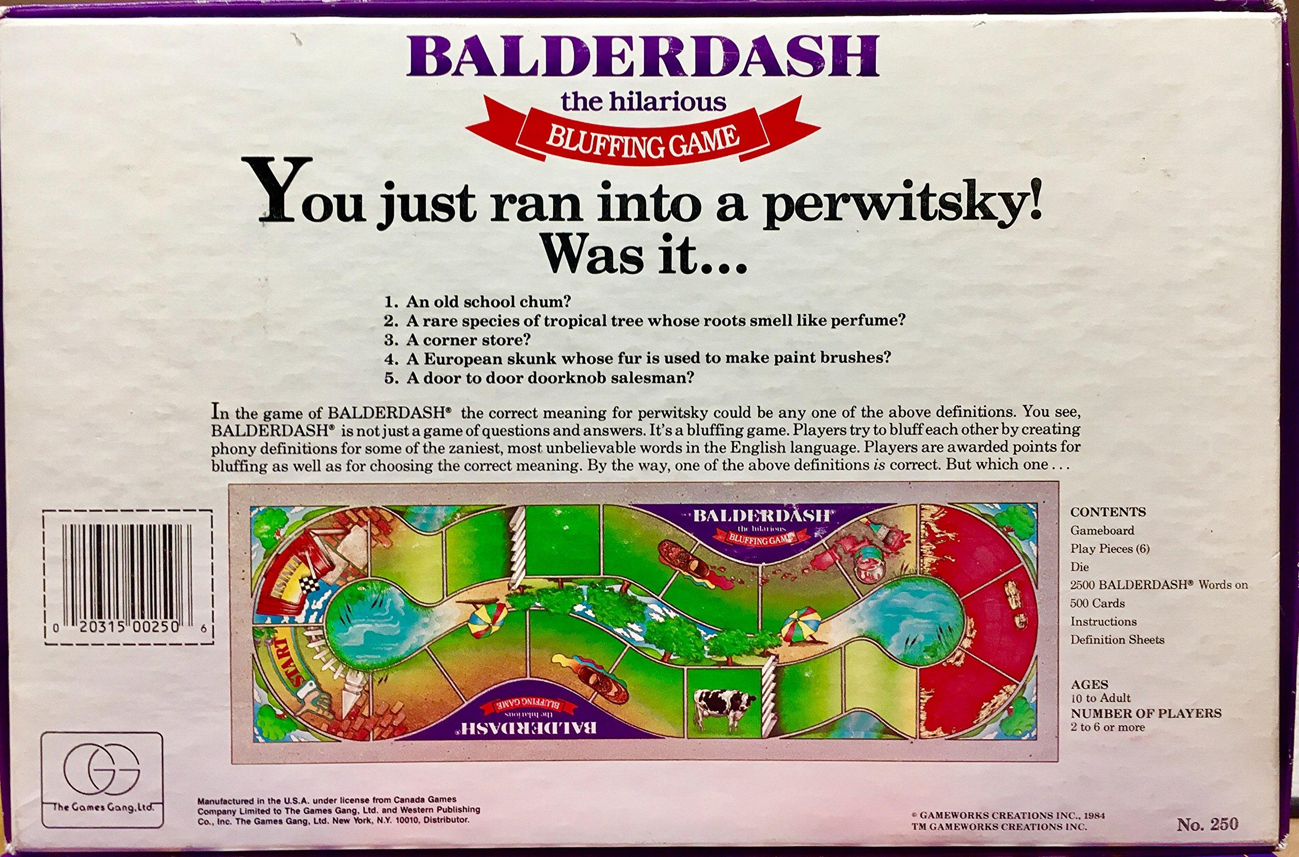 balderdash Balderdash Board Game