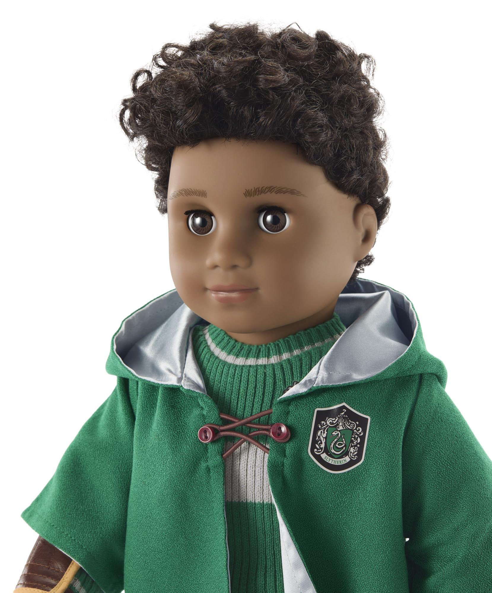 American Girl American Girl Harry Potter 18-inch Doll Slytherin Quidditch Uniform Outfit with Robe Featuring House Crest, For Ages 6+