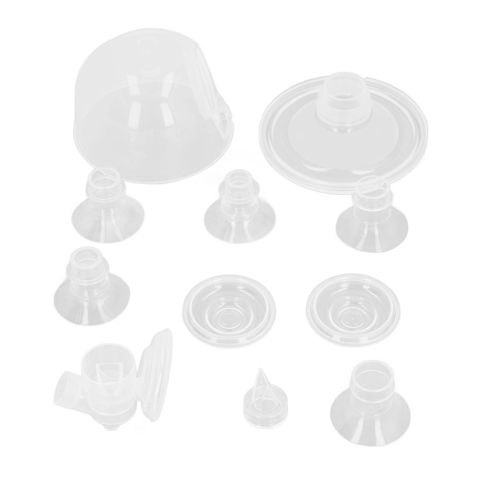 ANGGREK Silicone Breast Pump Flange Inserts, Comfort Reduce Swelling Wearable Breast Pump Flange Inserts for S9 S10 S12 for Daily Use