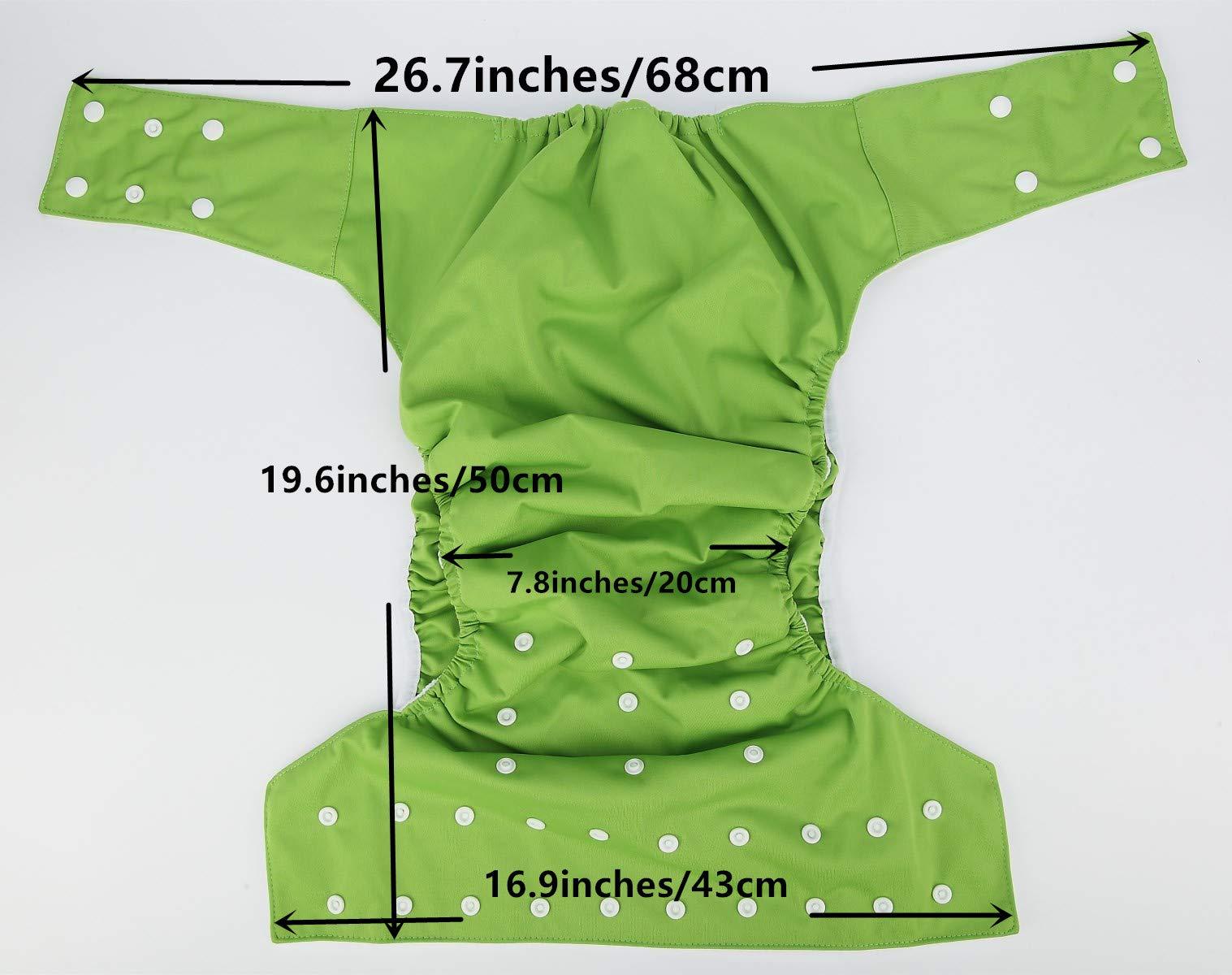 Sigzagor Sigzagor Teen Adult Cloth Diaper Nappy Reusable Washable for Disability Incontinence Pocket (Sleeping Toys)