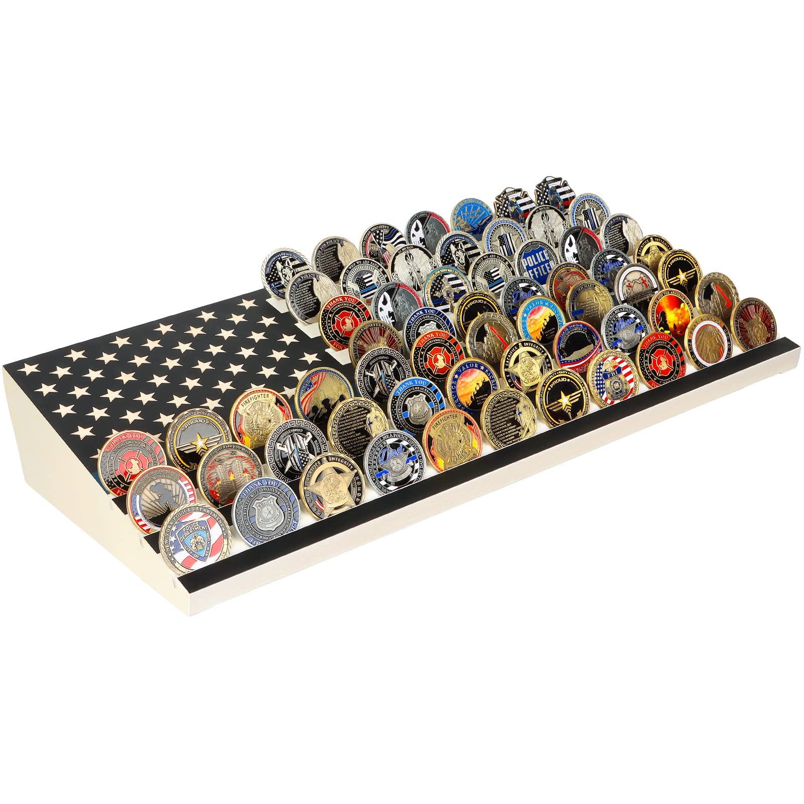 ASmileIndeep Flag case+ Challenge Coin Display