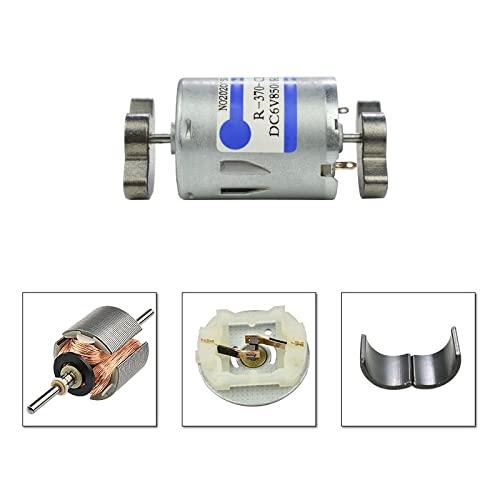RUBANX RUBANX dc Motor 370 Vibration Motor, 6V 12V 24V Micro DC Motor, Double Shaft Fan Motor, for Beauty Instrument Massager, DIY Toys (Size : 12V 6000rpm)