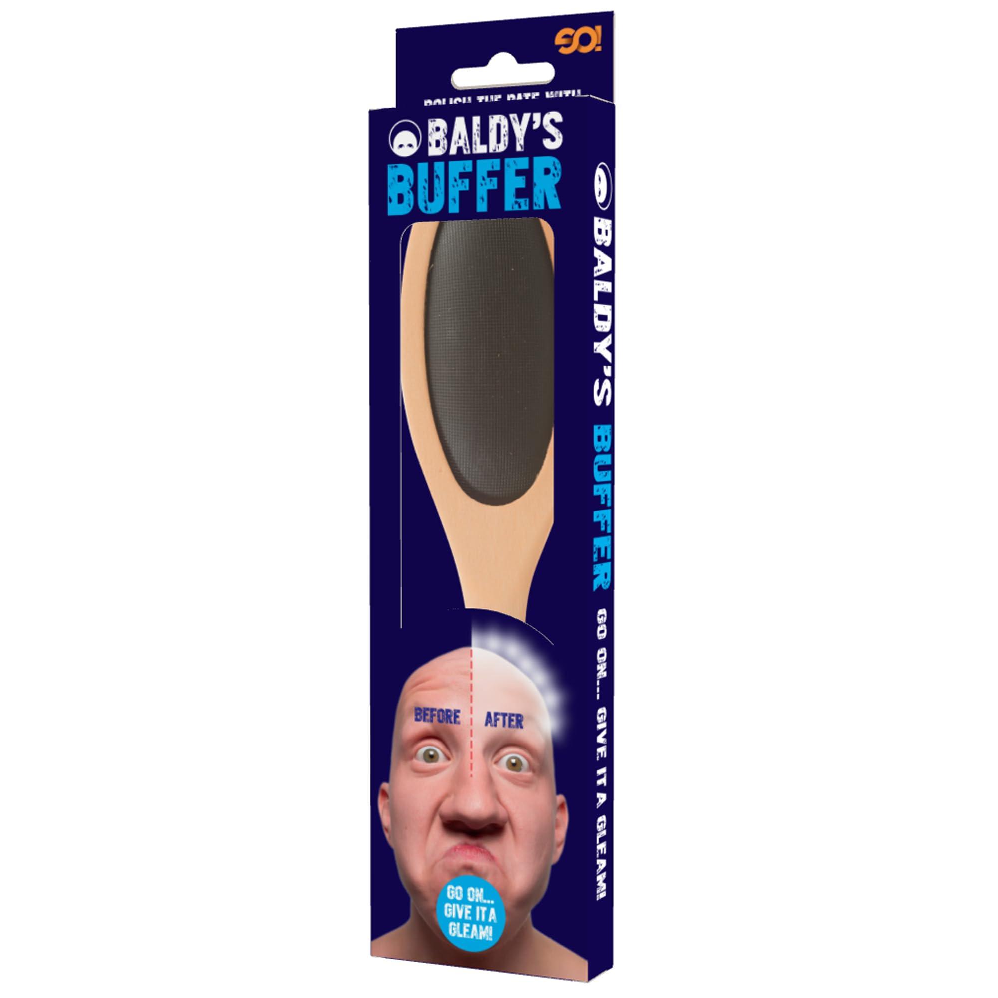 Delta Writing Instruments Funtime Gifts Baldy\'s Buffer - The Ultimate Buffing Brush for The Follically Challenged