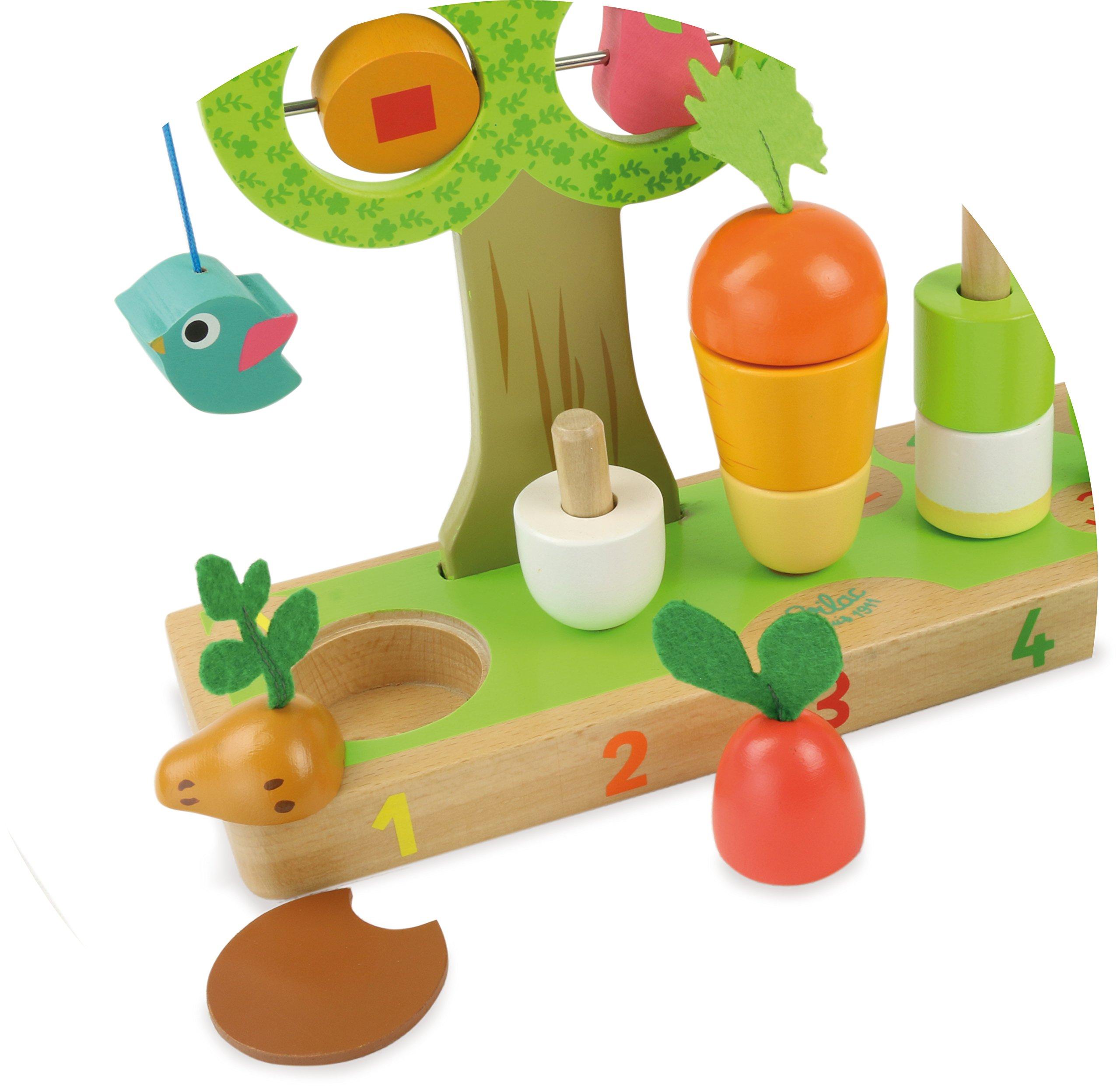 Vilac Vilac - 2469 -Jouet En Bois J'apprends À Compter Les Légumes