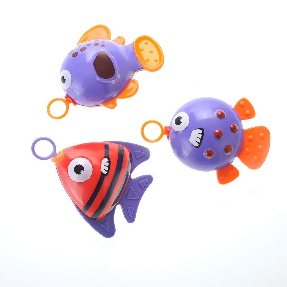 PowerTRC PowerTRC Baby Bath Toy Fishing Set | Hook and Reel Fishing Toy Bathtub, Pool Playset with a Fishing Rod, 3 Fishes & a ducky for Kids Ages 3+