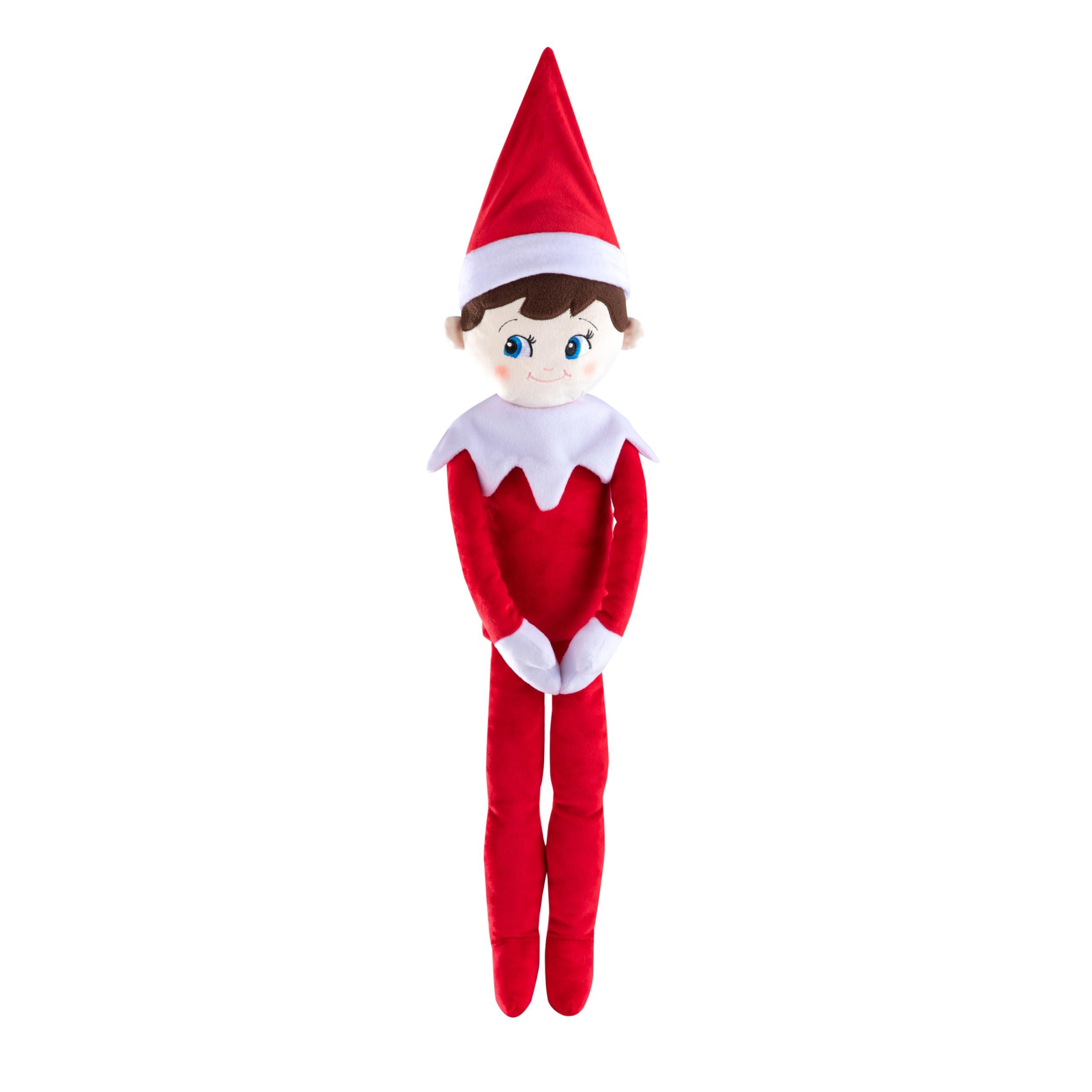 The Elf on the Shelf The Elf on the Shelf Plushee Pals 27 in Huggable Blue Eyed boy,Stuffed Plush Toy