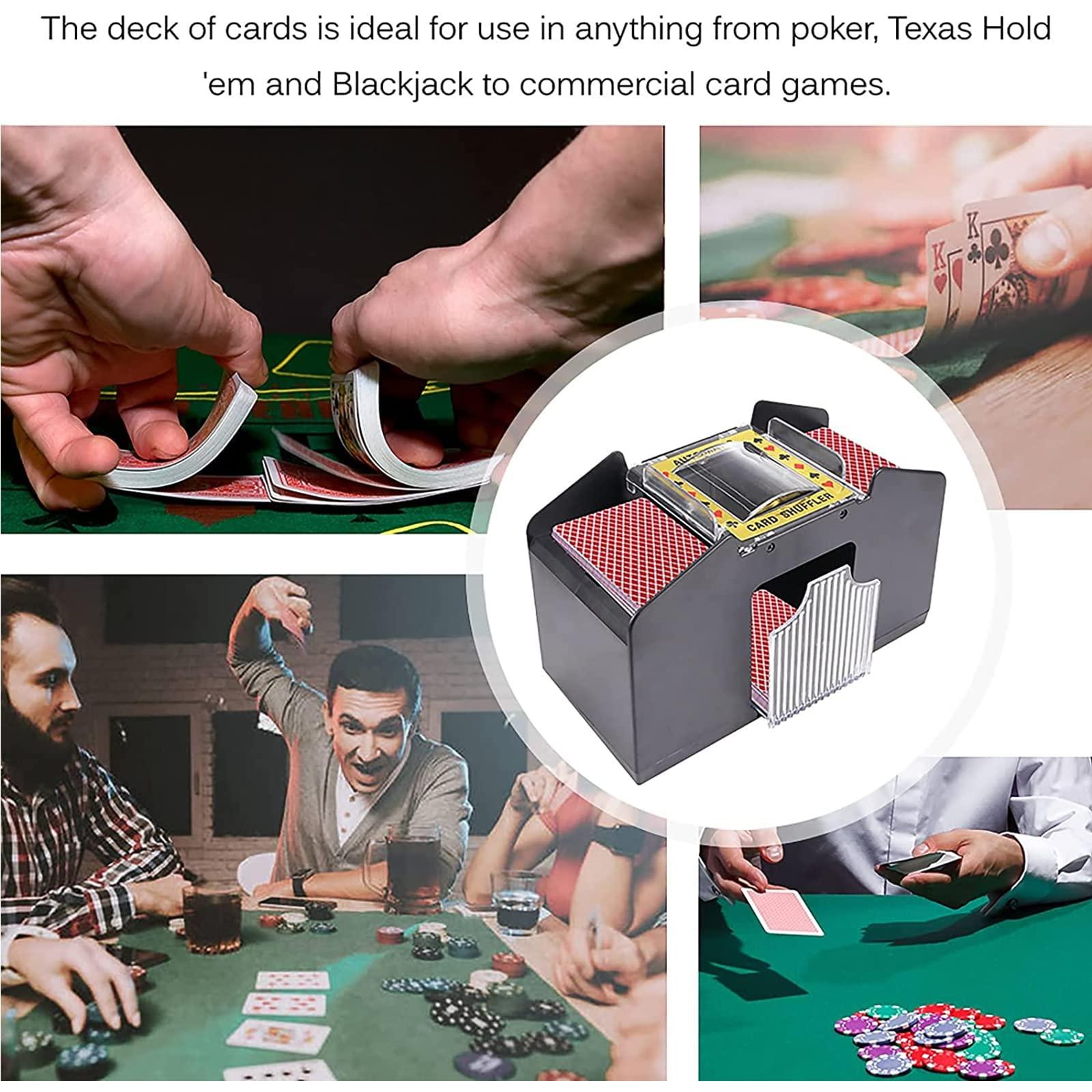 Lxwyq Automatic Card Shuffler, Mlangeur automatique de cartes, distributeur de cartes lectriques prenant en charge diverses mthodes de jeu personnalises pour jeu de cartes jouer, UNO, poker, jeux de c