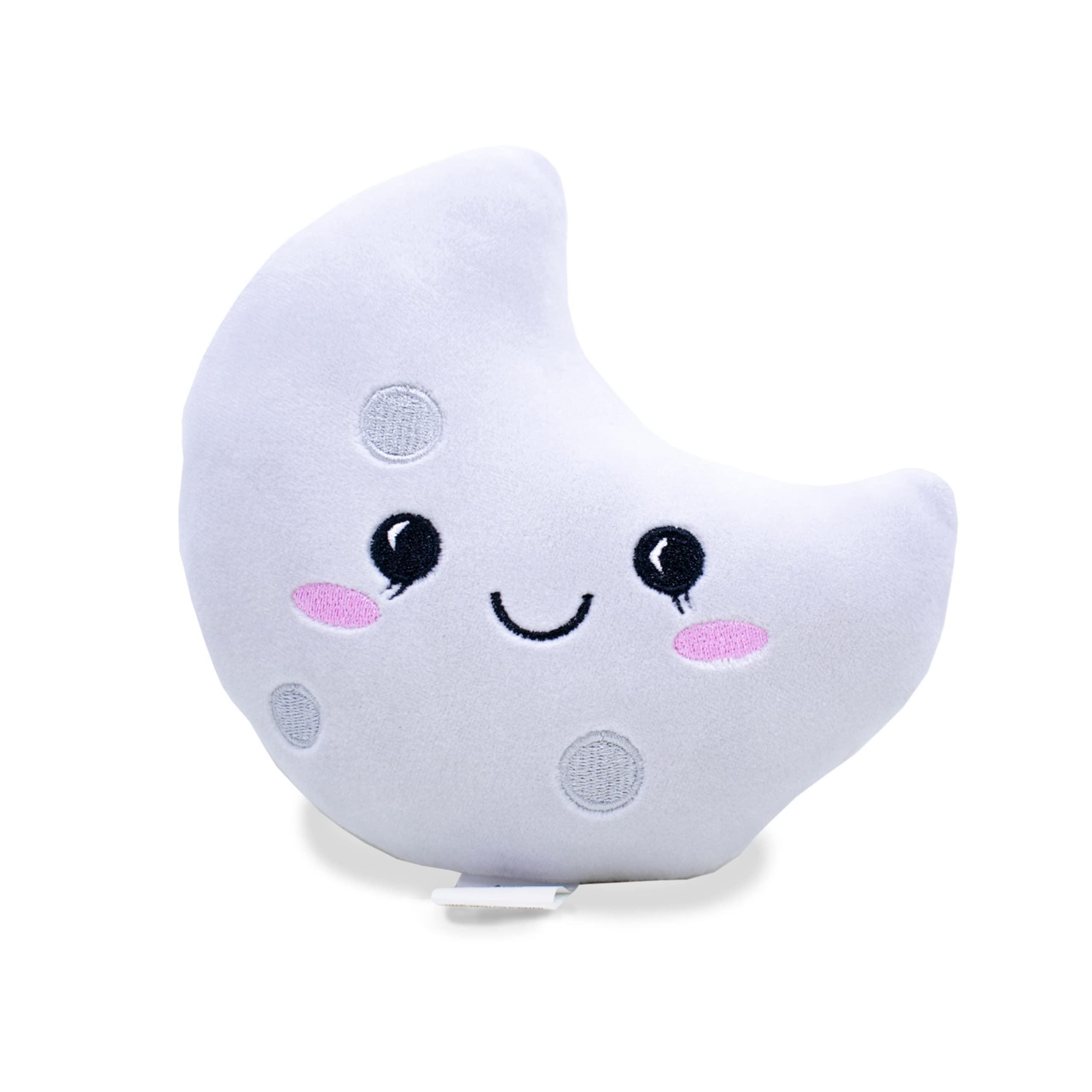 KINREX KINREX Grey Moon Plush Stuffed Toy - Kid Stuffed Star Toy - Measures 6.5\" 16.5 cm.