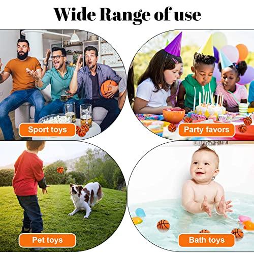 Nuchaely Mini Basketball Stress Balls,30 Pack Mini Foam Sports Balls,1.6 Inch Mini Basketballs for Kids,Stress Relief Squeeze Balls Bulk for School Carnival Reward Theme Party Favor Toys Game Decorations