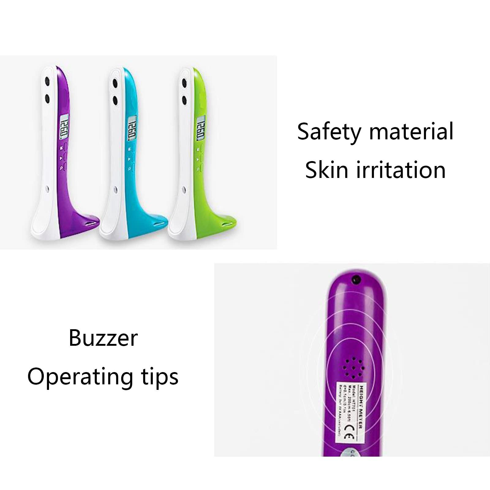 hejhncii Portable Ultrasound Stadiometer Height Measuring Device For Children And Adults Track Height Measurement Growth Ruler Wall Decal For Kids