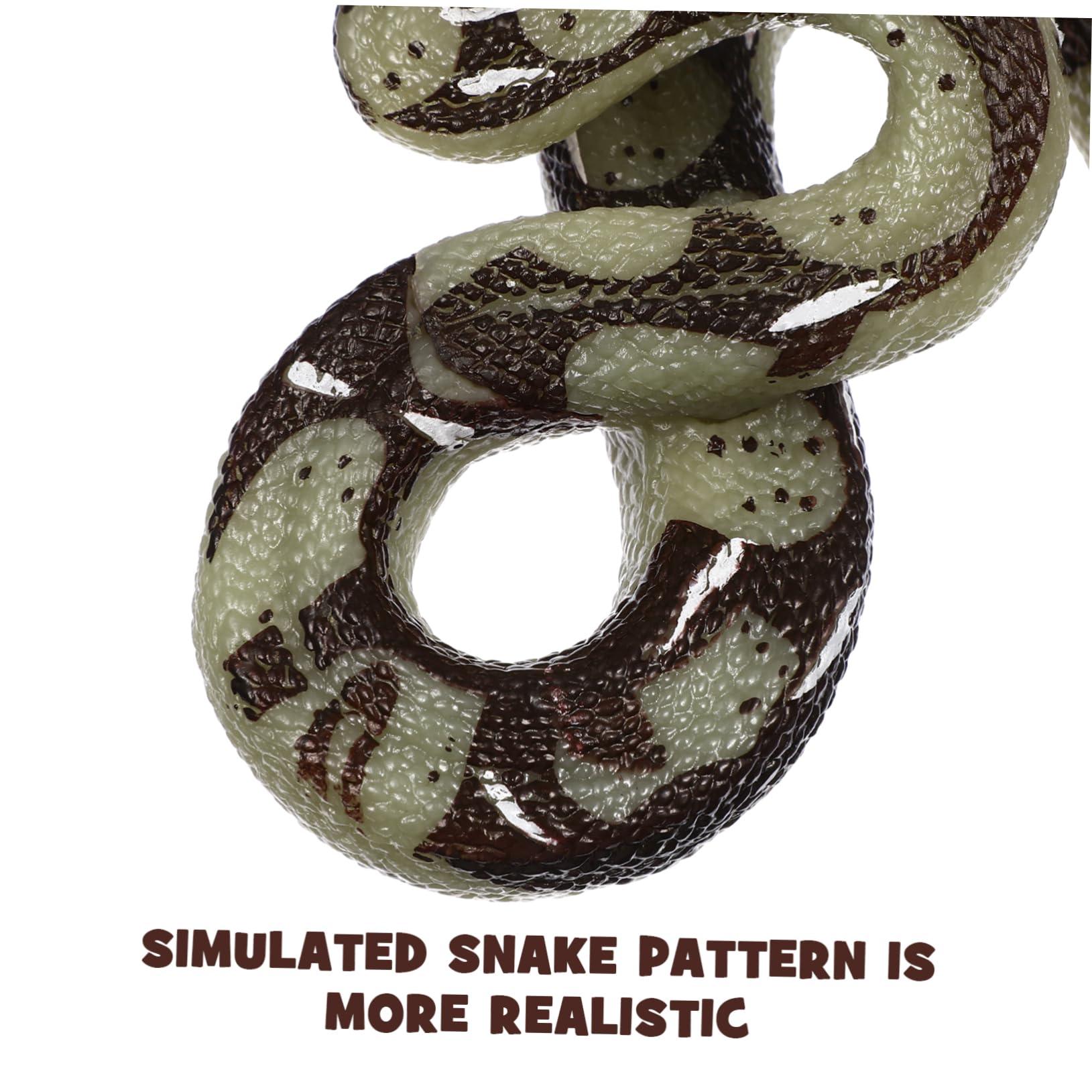 VALICLUD Realistic Rubber Snakes Fake Snake Pranks Scary Snake Toys for Garden Props Trick Halloween Decoration