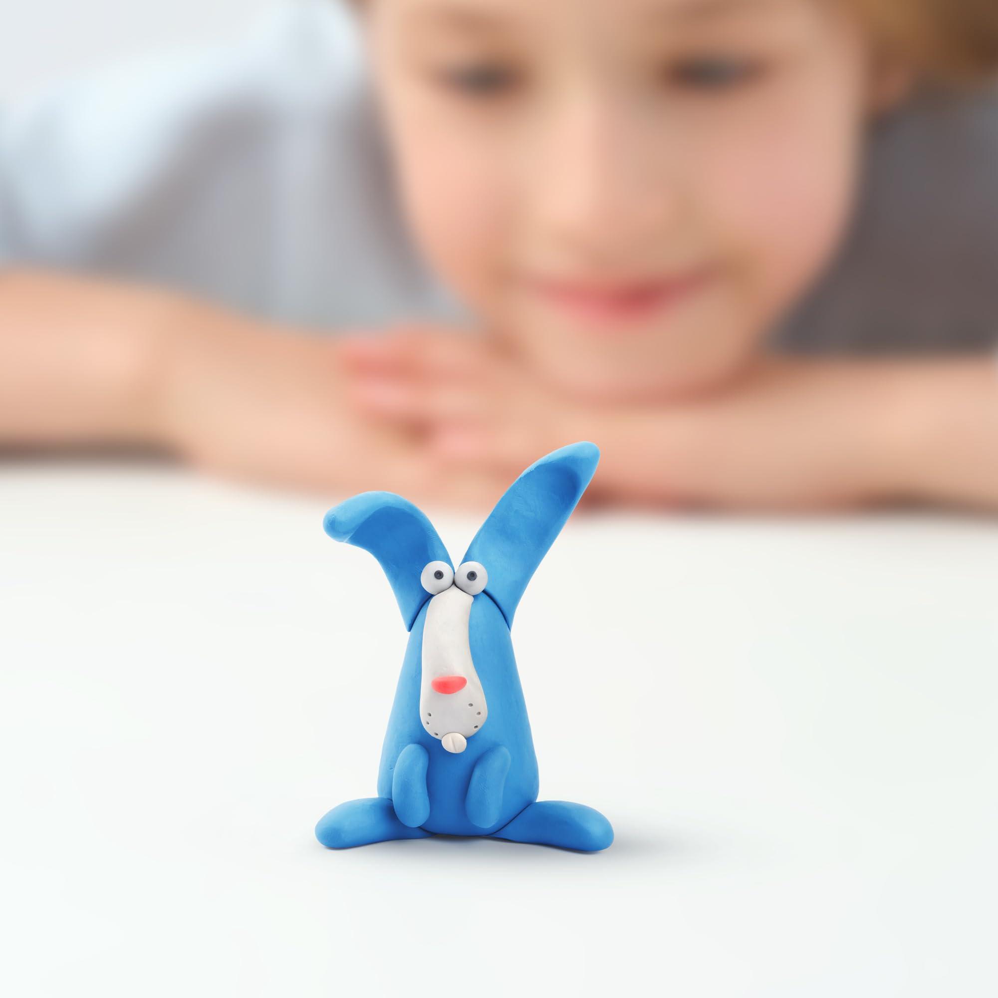 Hey Clay Hey Clay Animals - 18 Can Modeling Air-Dry Clay & Interactive App - Arts & Crafts for Ages 3 to 11 (18)