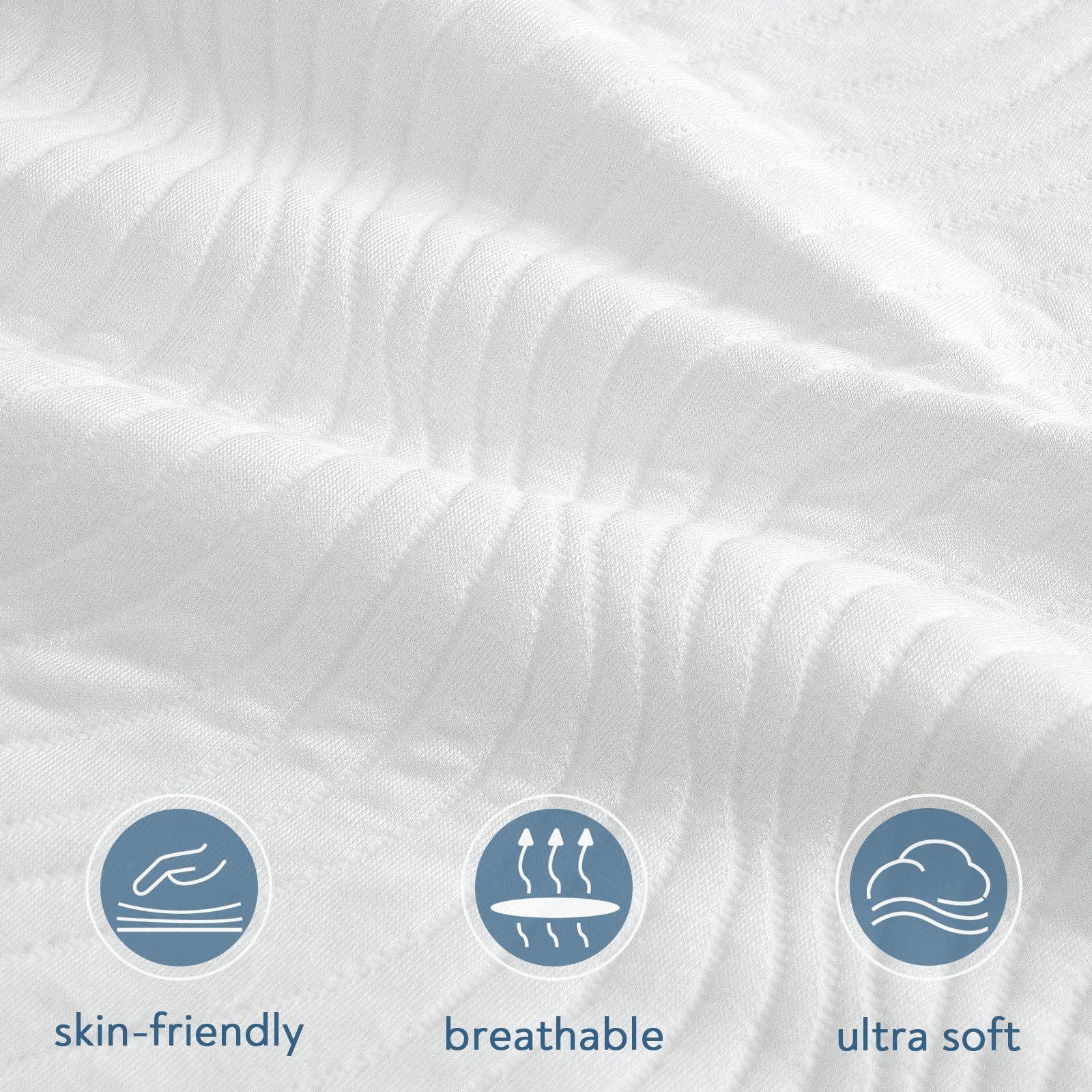 Magik & Kover Pack and Play Mattress 38" x 26", Playard Mattress for Pack and Play, Playpen Mattress Pad for Baby & Toddlers, Pack and Play Mattress Topper with Removable and Washable Cover