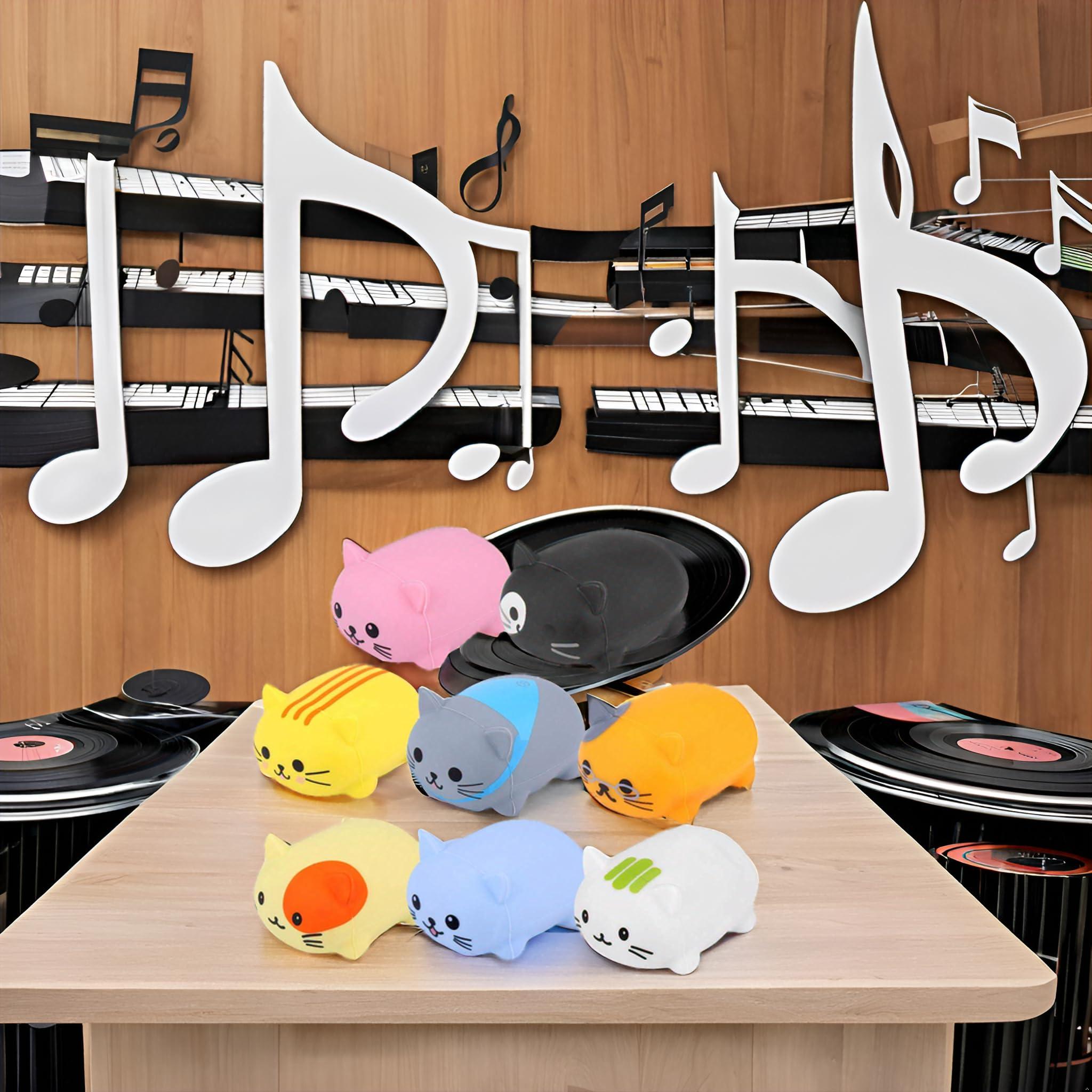 Dilwe Dilwe Musical Scale Cat, Touch Sensitive Music Piano Learning Funny Toy with Packing Box(#1) Car Mold