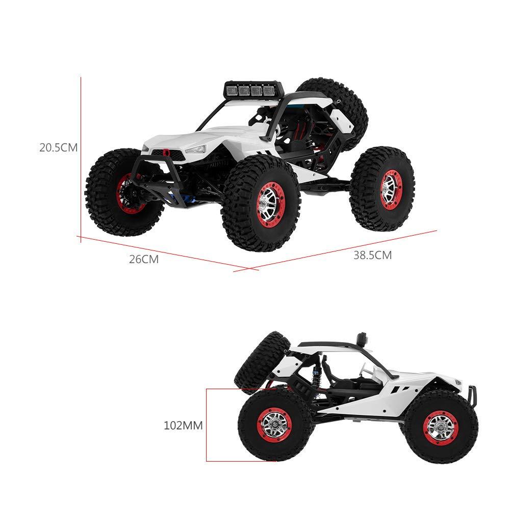 GoolRC GoolRC WLtoys 12429 RC Car, 1:12 Scale 2.4GHz Remote Control Car, 4WD 40KM/H High Speed RC Rock Crawler, All Terrain Off Road Truck for Adults and Kids