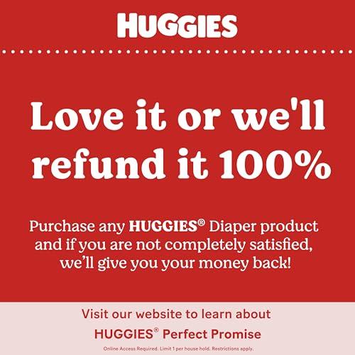 HUGGIES Huggies Size 3 Diapers, Little Snugglers Baby Diapers, Size 3 (16-28 lbs), 68 Count