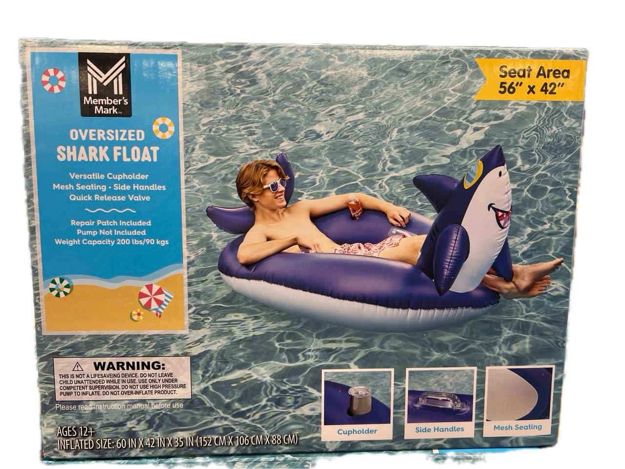 MEMBERS MARK Member\'s Mark Novelty Inflatable Float Tube (Assorted Styles), Large