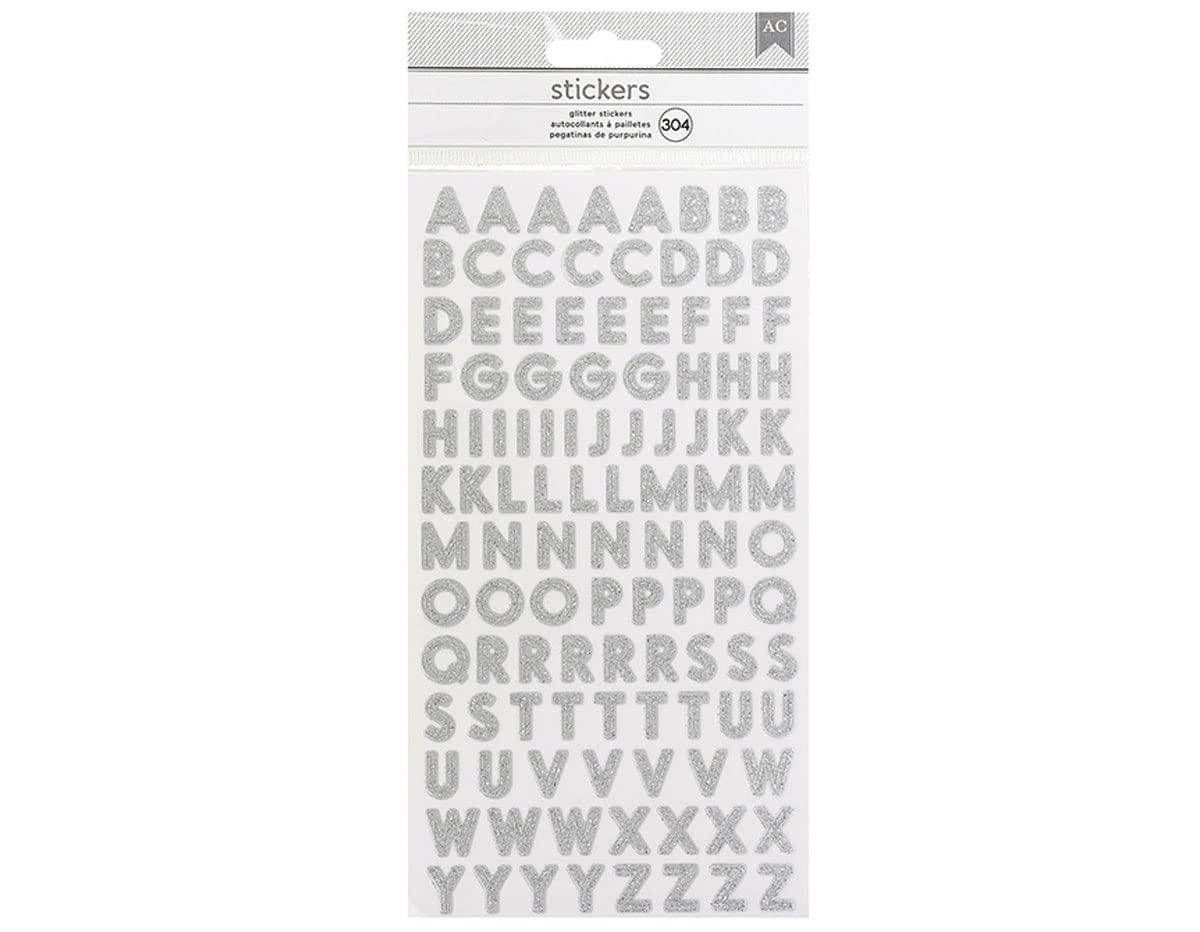 American Crafts American Crafts Stickers, Silver