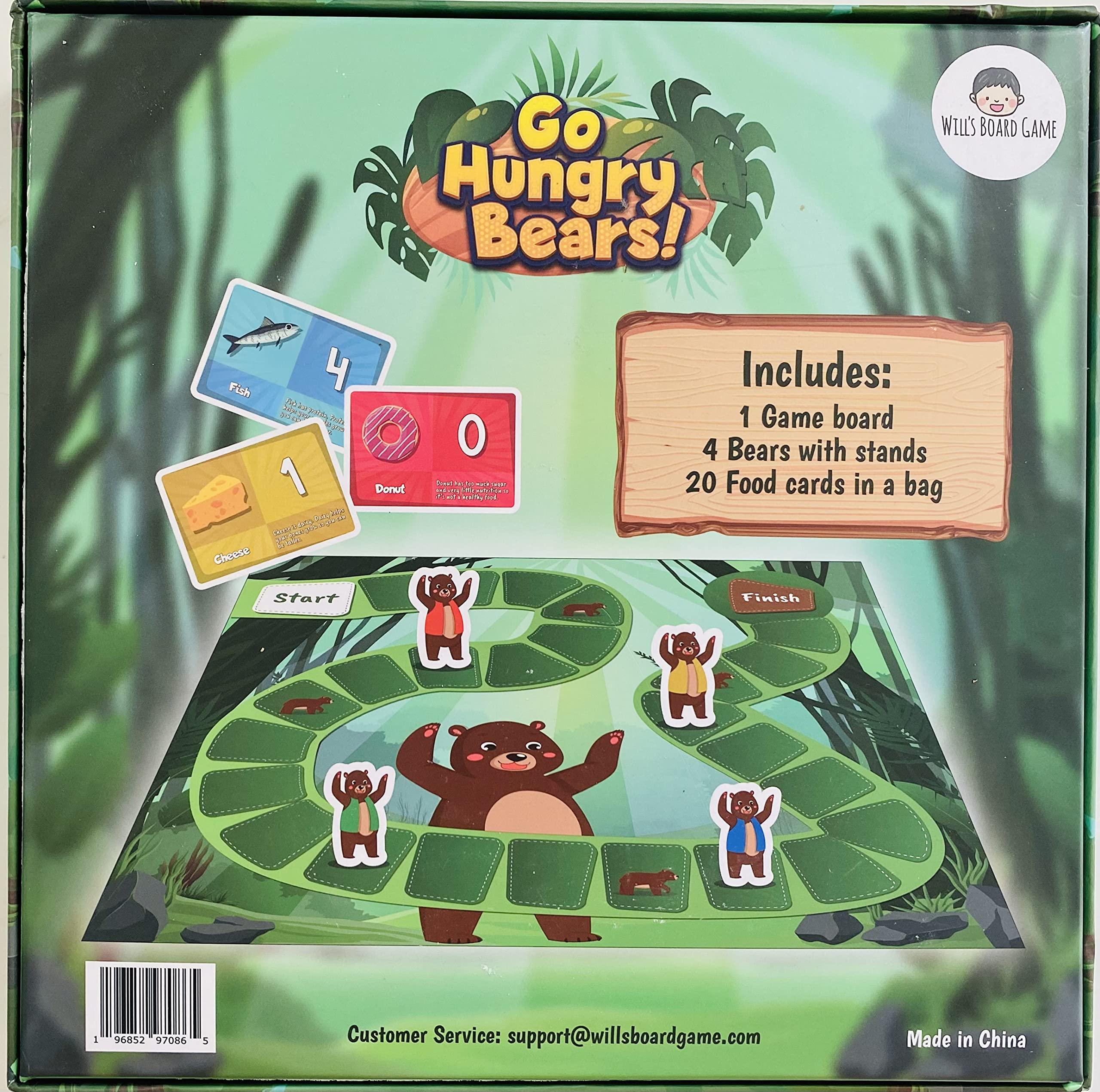 Will\'s Board Game Educational Board Game for Little Picky Eaters | A Food Nutrition Board Game for Children, Preschool, Pre-K and Kindergarten | Christmas Birthday Gift for Kids 3+
