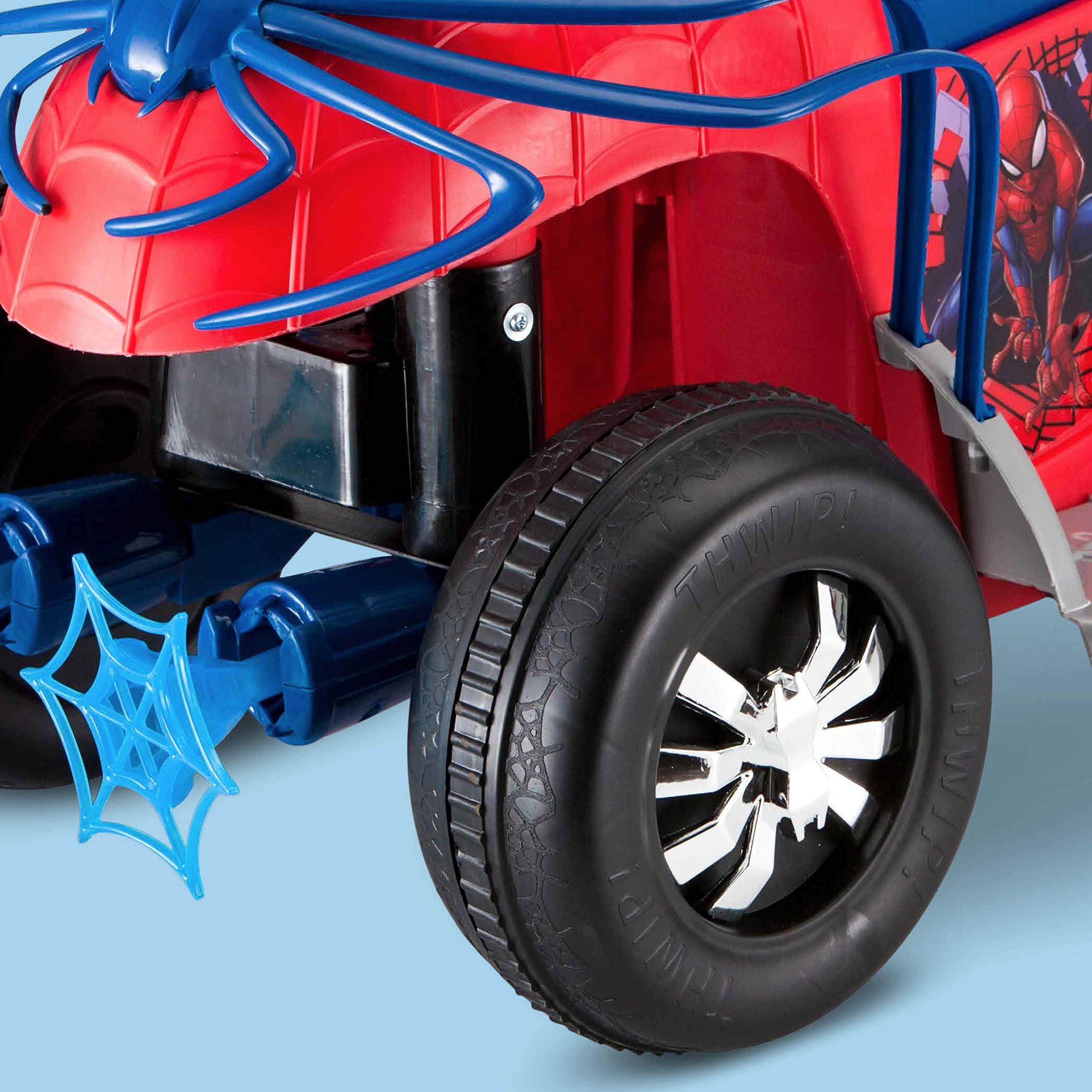 Kid Trax Kid Trax Toddler Marvel's Spider-Man Premium Toddler Quad Ride-On, Kids 18-30 Months, 6V Battery and Charger Included, Max Weight 44 lbs, Red
