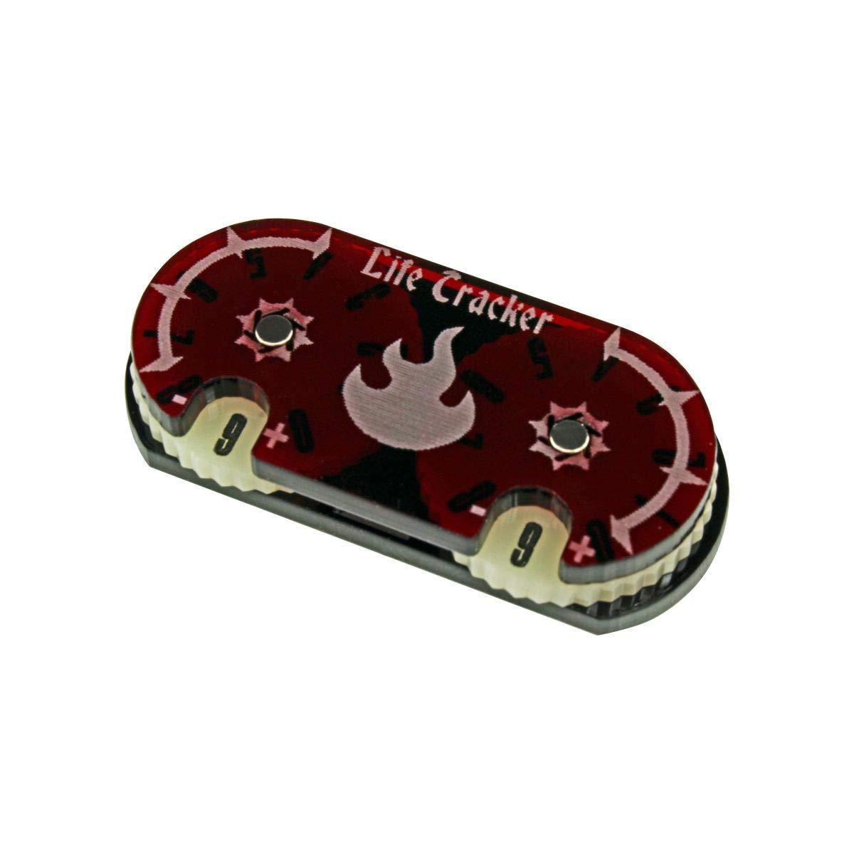 LITKO LITKO Life Counter Wheel | Point Tracker Dial | 0-99 | Compatible with Magic: The Gathering | Mountain (Red)