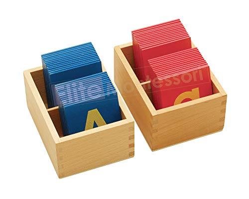 Elite Montessori Elite Montessori Lower and Capital Case Sandpaper Letters with Boxes
