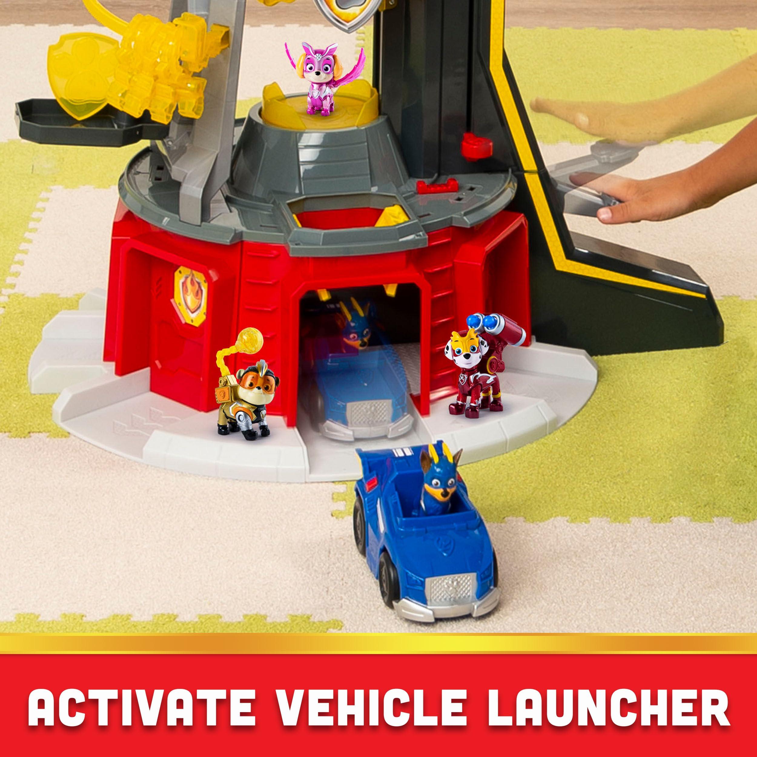 Paw Patrol Paw Patrol, Mighty Lookout Tower with 4 Exclusive Bonus Action Figures, Toy Car, Lights and Sounds (Amazon Exclusive), Kids Toys for Ages 3 and up