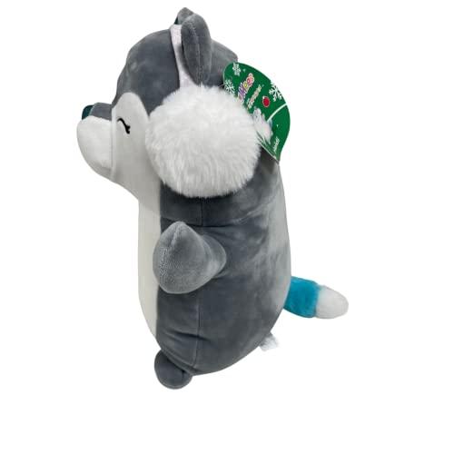 Squishmallow Squishmallow Official Kellytoy Hug Mees Collectible Squishy Soft Plush Animal Pets (Heidi Husky (Earmuffs), 12 Inch)
