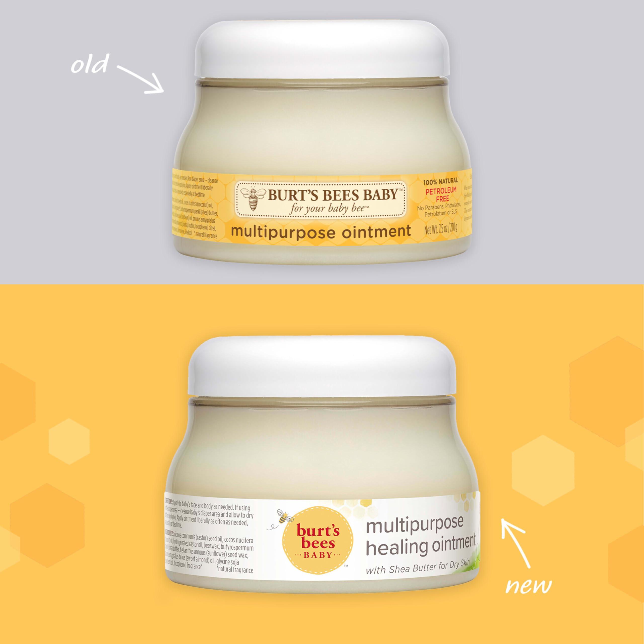 Burt\'s Bees Burt's Bees Baby Dusting Powder, 100% Natural Origin, Talc-Free, Pediatrician Tested, 7.5 Ounces & Baby 100% Natural Multipurpose Healing Ointment, Face & Body Baby Ointment 7.5 Ounce Tub
