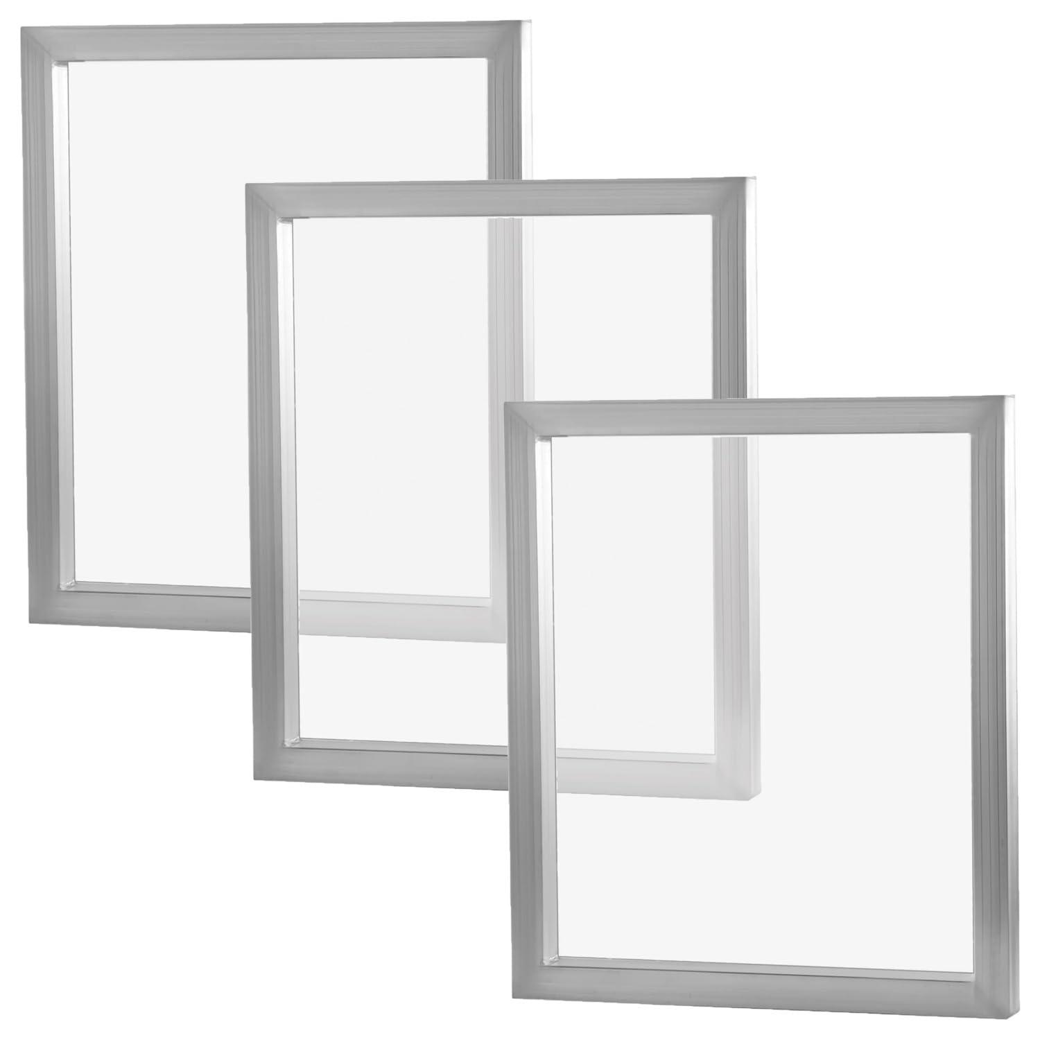 Generic Aluminum Silk Screen Printing Screens 20 x 24 Inch Frame (3 PCS, 200 Mesh)