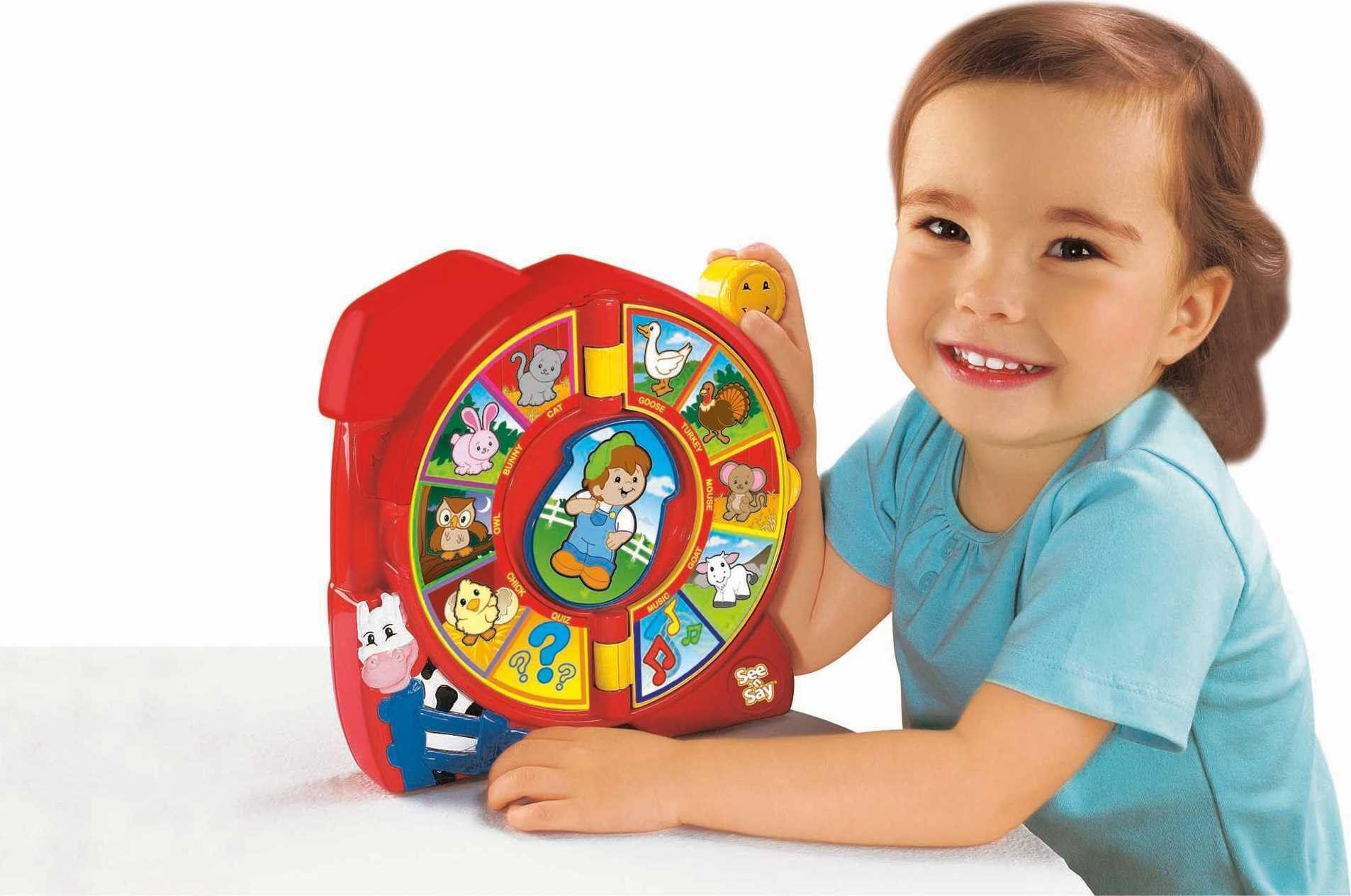 Fisher-Price Fisher-Price Little People Toddler Toy See n Say The Farmer Says, Learning Game with Music & Sounds for Kids Ages 18+ Months (Amazon Exclusive)