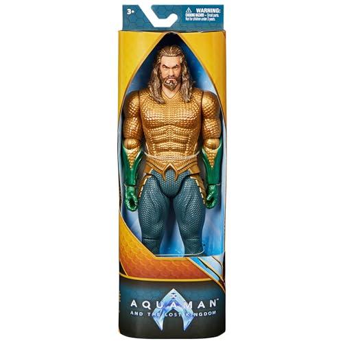 Aquaman DC Comics, Aquaman Action Figure, 12-inch, Detailed Sculpt and Movie Styling, Easy to Pose, Collectible Superhero Kids Toys for Boys & Girls