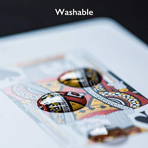SLOWPLAY SLOWPLAY 100% Plastic Playing Cards, 2-Deck Poker Card Set, Jumbo Index, Poker Size, Superior Flexibility and Durability, Waterproof & Washable, Professional Playing Cards for Texas Hold’em Poker