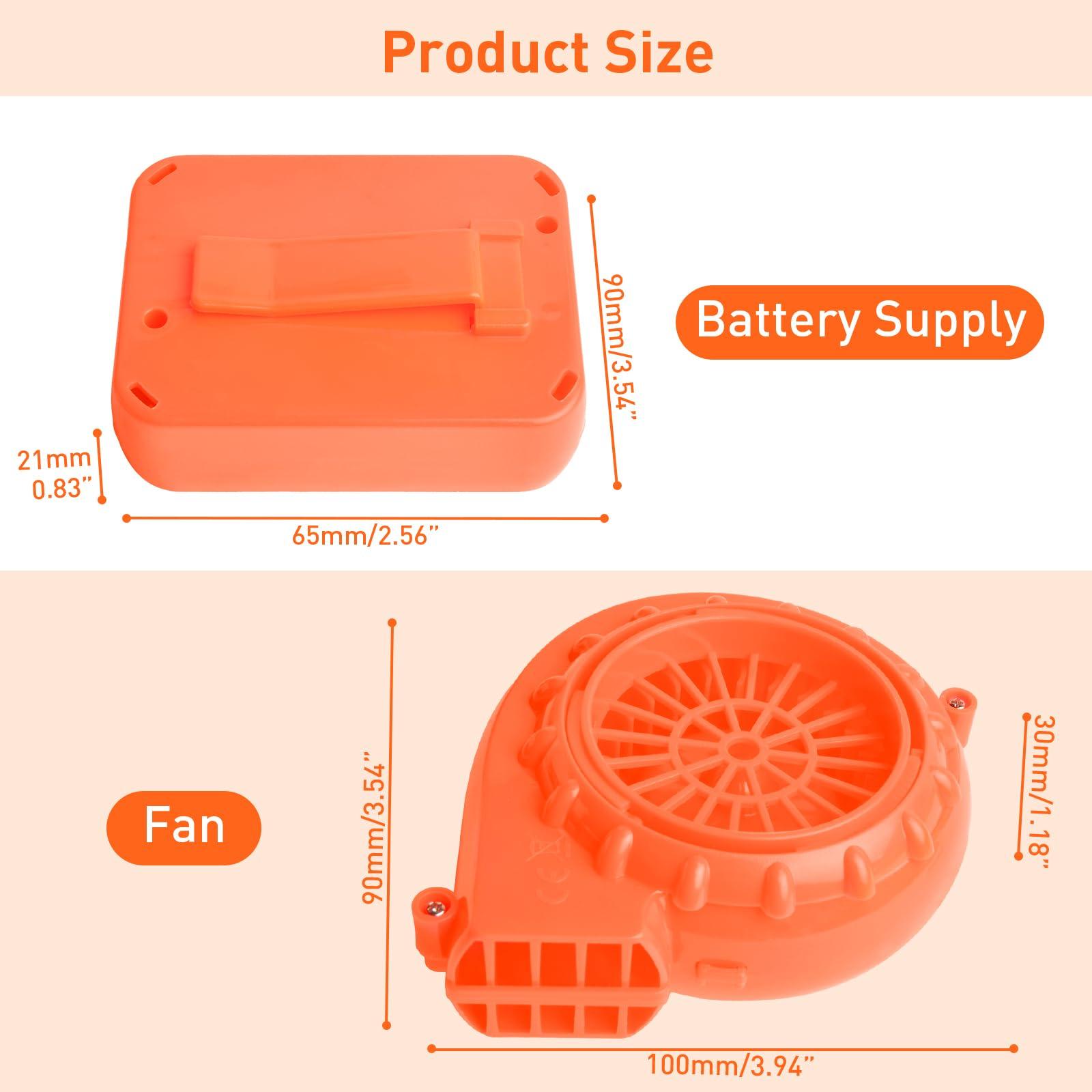 Bzeumk Inflatable Costume Fan Replacement, Dinosaur Pump Mini Blower Fan for Inflatable Costume Blow Up