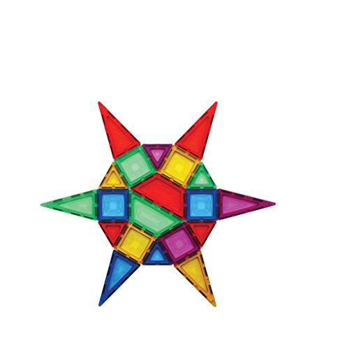 POPULAR PLAYTHINGS MagSnaps Magnetic Construction Set with 100 Pieces, STEM Learning Toy