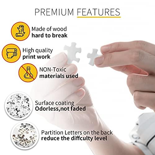 Shenghengyu Puzzles Flat Earth with Dome Art DIY Puzzle Toys for Adults and Children, Unique Artistic Jigsaw Puzzles,Challenging Family Puzzles 1000pcs