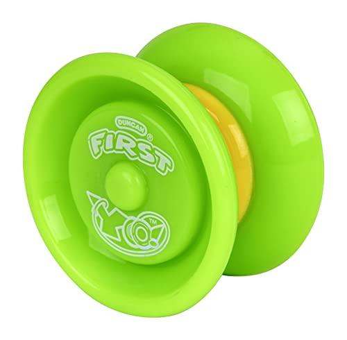 Duncan Duncan Toys First Yo! - Best Beginner Yo-Yo for Kids, Responsive Yo Yo, YoYo Toy - Green/Yellow