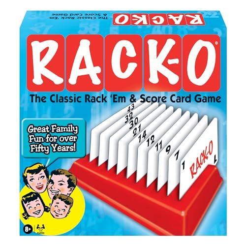 Winning Moves Games Rack-O Retro Game by Winning Moves Games USA, Classic Tabletop Game Enjoyed by Families Since the 1950\'s! Ages 8+, 2-4 Players (6122)