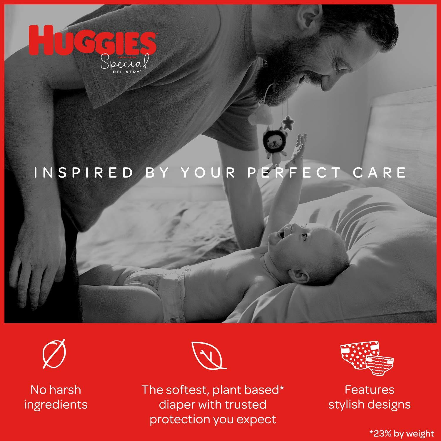 HUGGIES Huggies Special Delivery Hypoallergenic Diapers, Size Newborn, 32 Ct