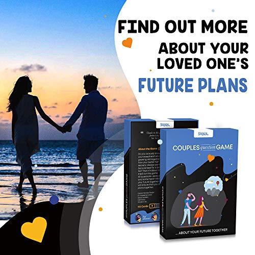 Nalara Nalara Couples Question Game ...About Your Future Together Couples Games Card Games for Couples Conversation Cards with Questions for Future Couples Card Games for Loving Rituals