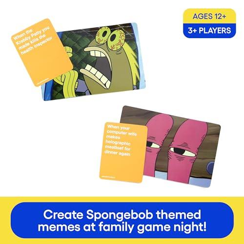 WHAT DO YOU MEME? WHAT DO YOU MEME? Spongebob Squarepants Expansion Pack - Family Card Games for Kids and Adults
