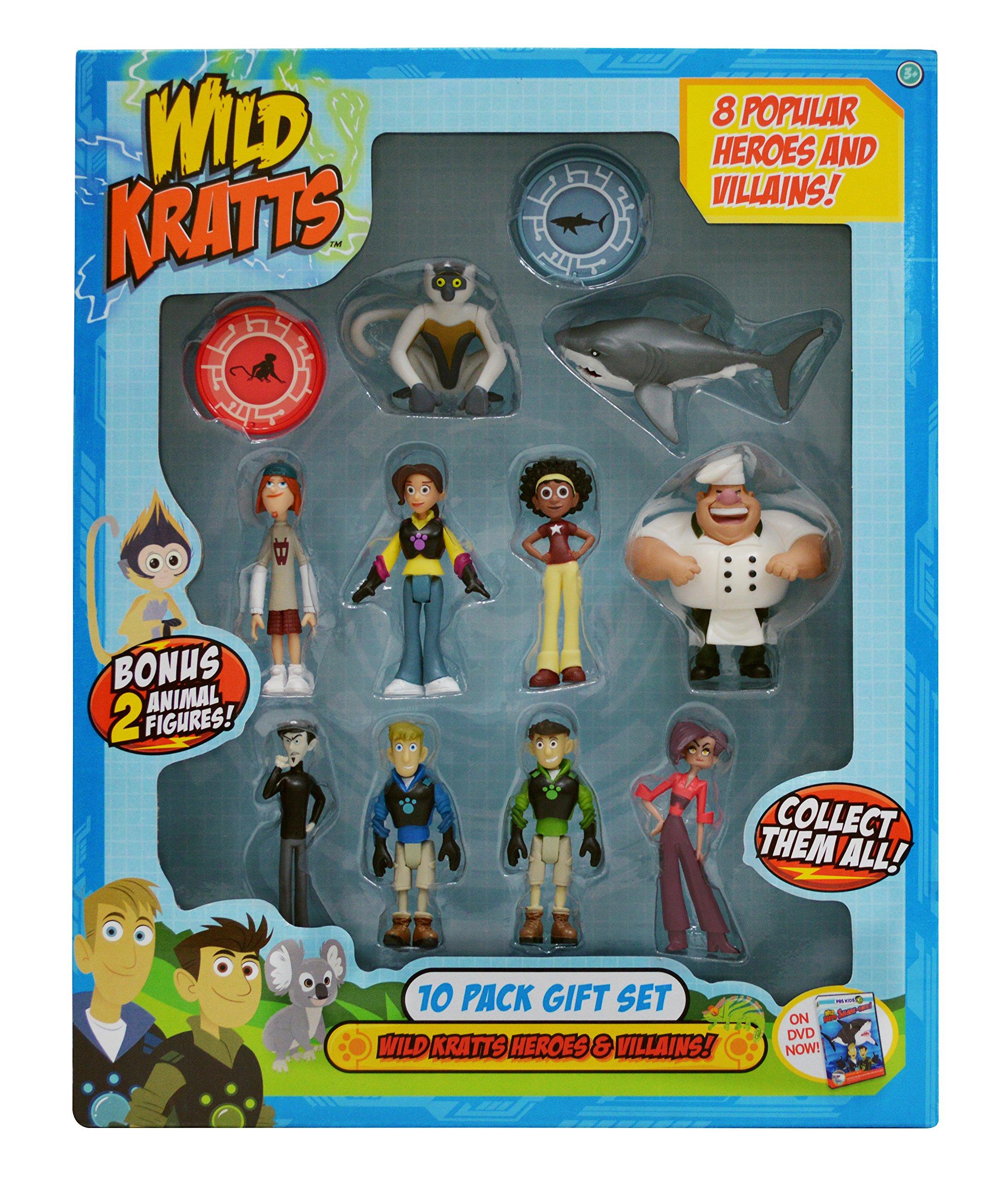 Wild Kratts Wild Kratts Toys 10-Pack Action Figure Gift Set