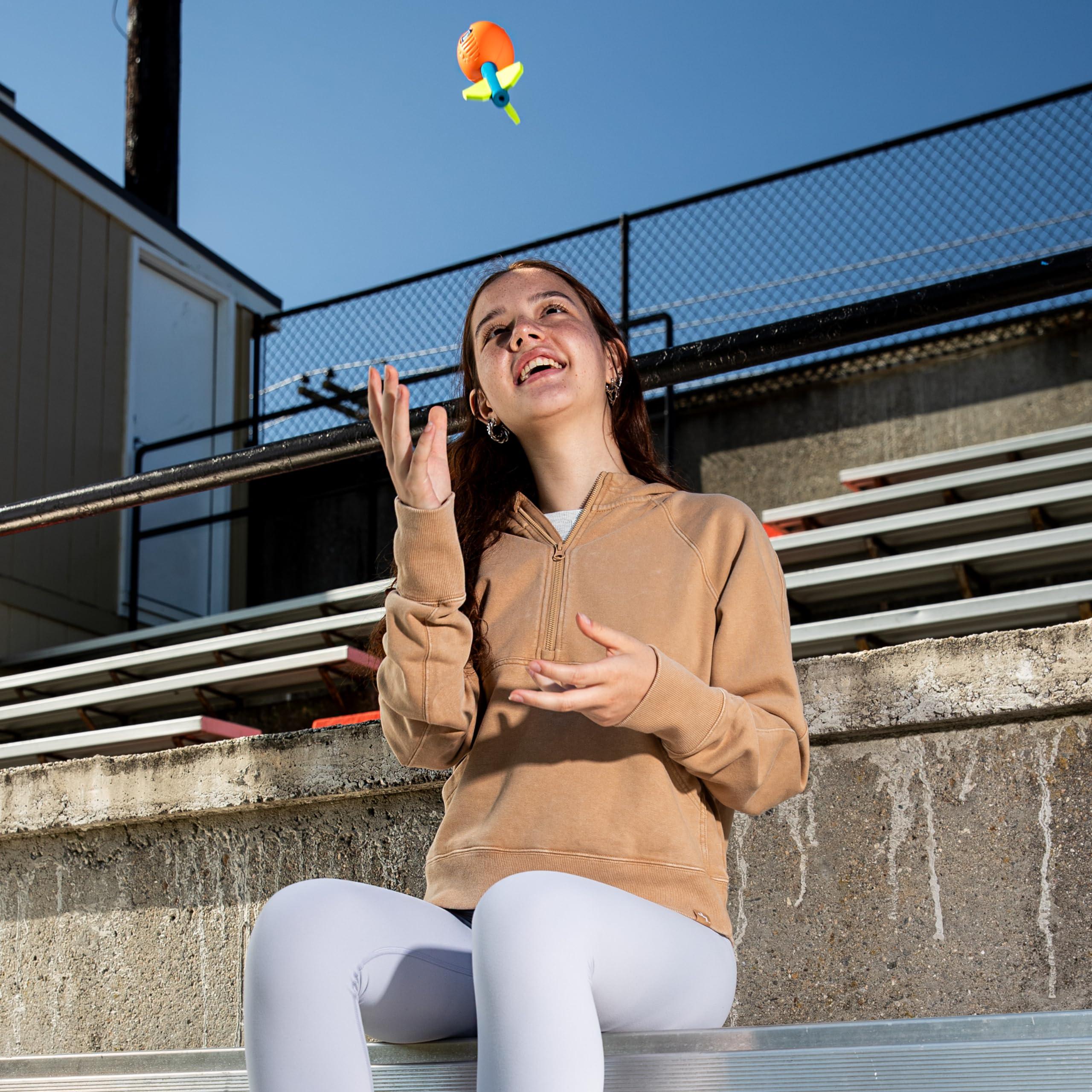 NERF NERF Vortex Mini Aero Howler Foam Football - NERF Soft Mini Vortex Football for Long-Distance Throws - Perfect for Pool + Beach Ball - Kids Aero Howler Whistle Foam Ball