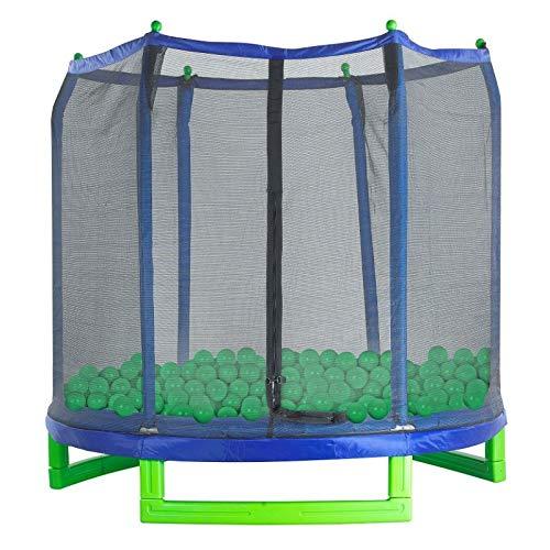Upper Bounce Upper Bounce Crush Proof Plastic Trampoline Pit Balls 100 Pack - Green